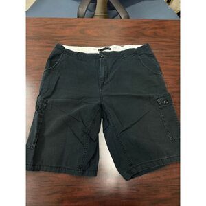 AH Rok Mens Black Shorts Size 36